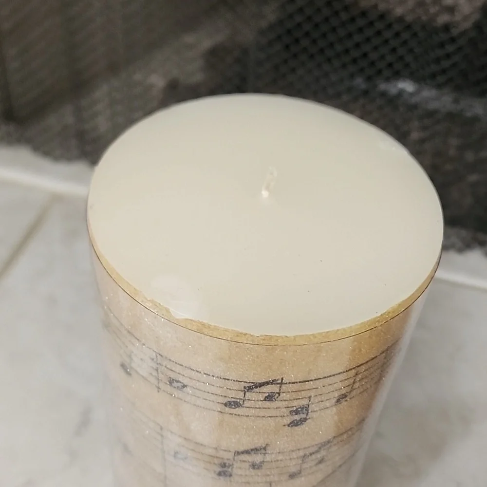 ‼️LAST SET!!‼️ 🕯POTTERY BARN MUSIC NOTE CANDLES🕯